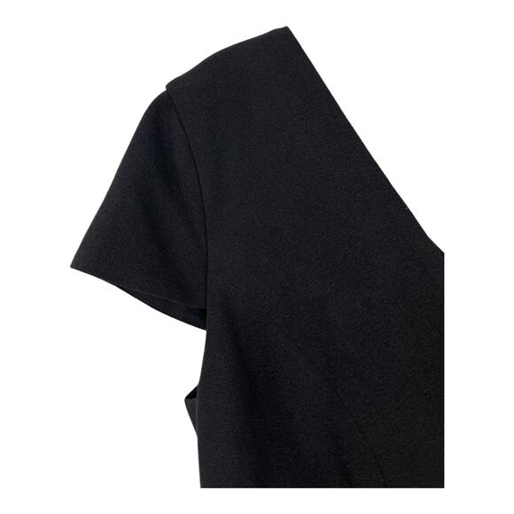 Dress the Population dress Corey Chiffon fit & flare cocktail black Medium M - Picture 3 of 7